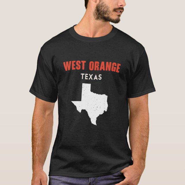 West Orange Texas USA State America Travel Texas T-Shirt (Front)