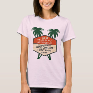 West Palm Beach Auditorium Marquee Concert Shirt