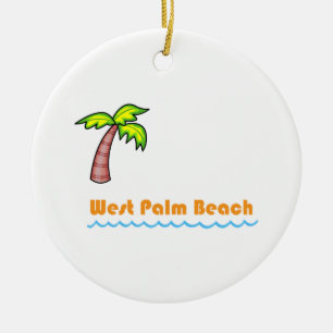 West Palm Beach Ceramic Ornament