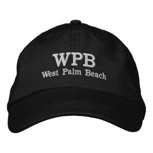 West Palm Beach Embroidered Baseball Hat