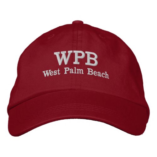 West Palm Beach Florida Baseball Hat
