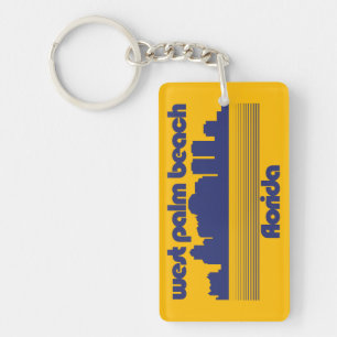West Palm Beach Florida Keychain