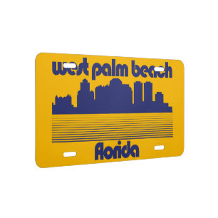 West Palm Beach Florida License Plate