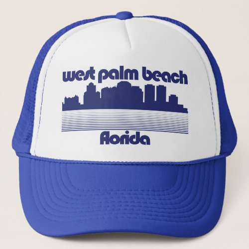 West Palm Beach Florida Trucker Hat