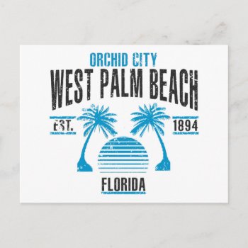 West Palm Beach Postcard by KDRTRAVEL at Zazzle