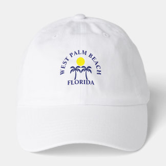 West Palm Beach Printed Baseball Hat