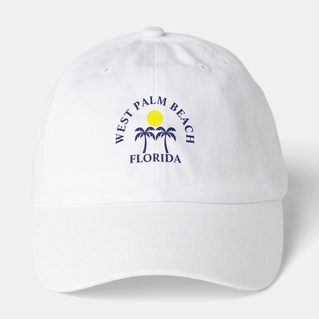 West Palm Beach Printed Baseball Hat (Front)