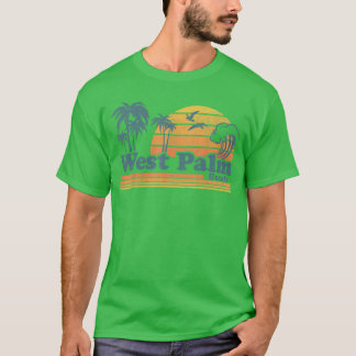 West Palm Florida Beach Vintage Spring Break Vacat T-Shirt