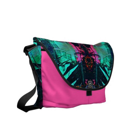 West Palm Pink Messenger Bag