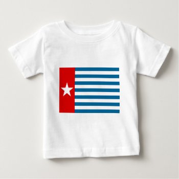 West Papua Baby T-shirt by flagart at Zazzle