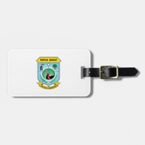 WEST PAPUA FLAG LUGGAGE TAG