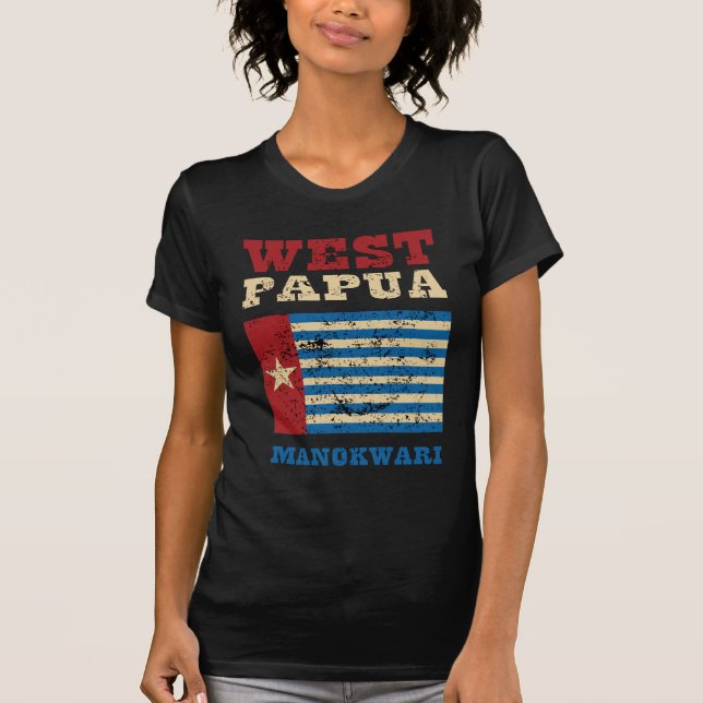 West Papua Flag T-Shirt (Front)