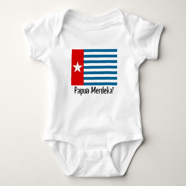 West Papua Merdeka! Morning Star Flag T-Shirt (Front)