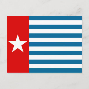 west papua postcard
