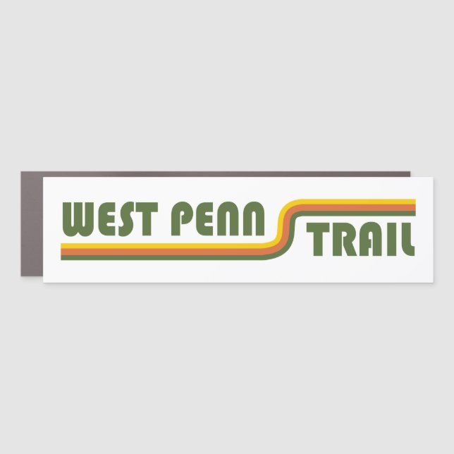 West Penn Trail Pennsylvania Car Magnet (Front)