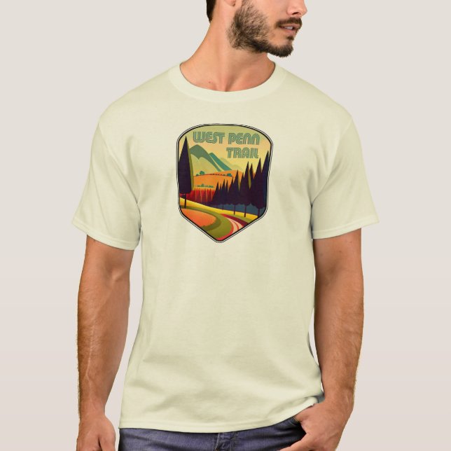 West Penn Trail Pennsylvania Colors T-Shirt (Front)