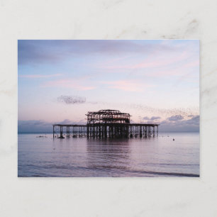 WEST PIER - BRIGHTON & HOVE, EAST SUSSEX, UK POSTCARD