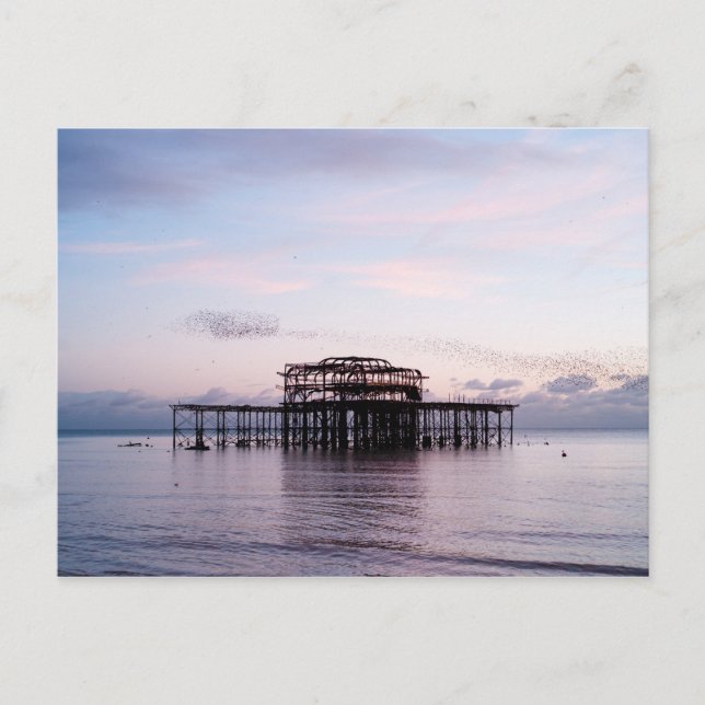 WEST PIER - BRIGHTON & HOVE, EAST SUSSEX, UK POSTCARD (Front)