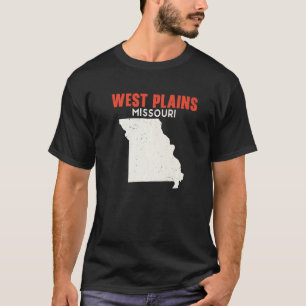 West Plains Missouri USA State America Travel Miss T-Shirt