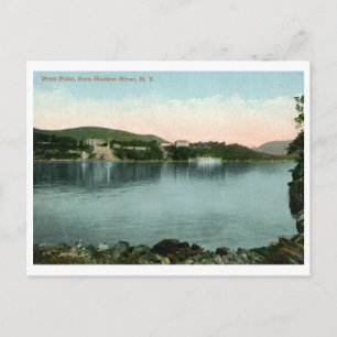 West Point from Hudson River, NY Vintage Postcard