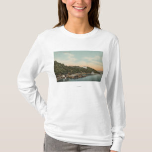 West Point, NY - View of Harbor on Hudson River T-Shirt
