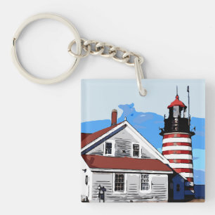 WEST QUODDY HEAD KEYCHAIN