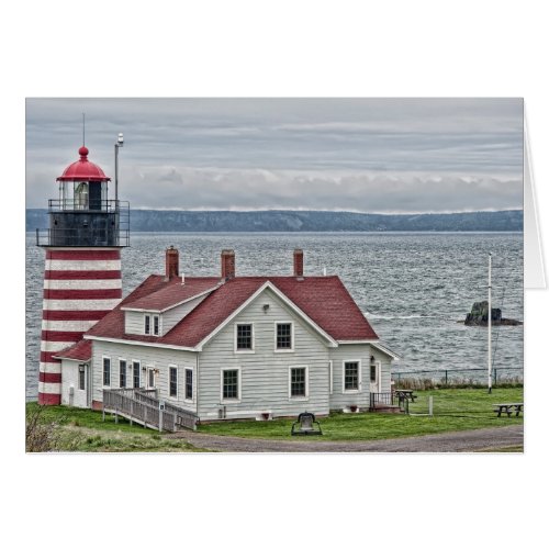 West Quoddy Head Lighthouse Card