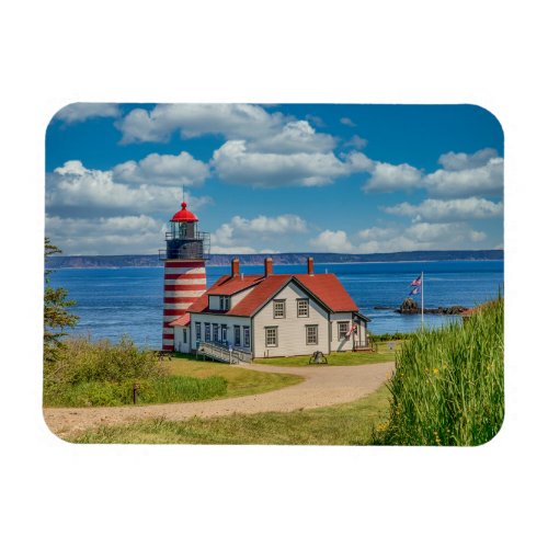 West Quoddy Head Lighthouse Lubec Maine Magnet