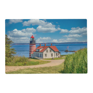 West Quoddy Head Lighthouse, Lubec, Maine Placemat