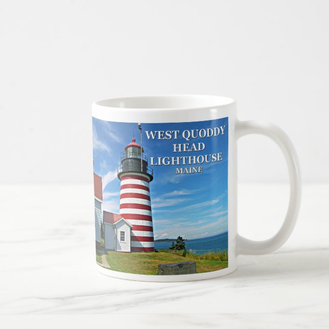 West Quoddy Head Lighthouse, Maine Mug (Right)