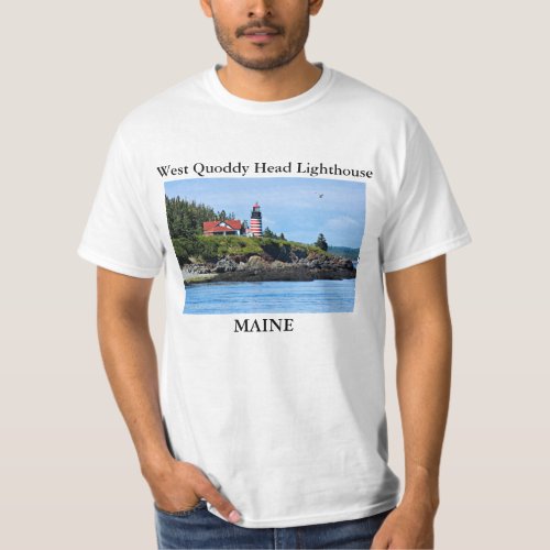 West Quoddy Head Lighthouse Maine T_Shirt