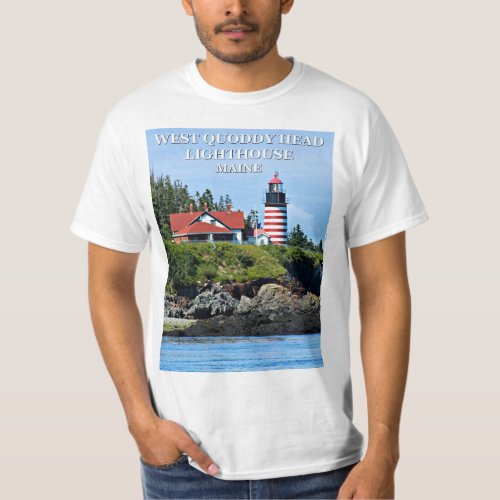 West Quoddy Head Lighthouse Maine T_Shirt