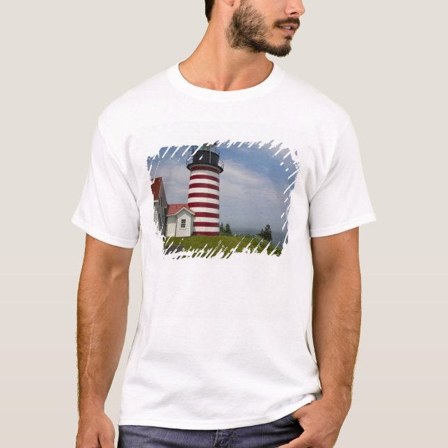 West Quoddy Head Lighthouse State Park is the T-Shirt (Front)