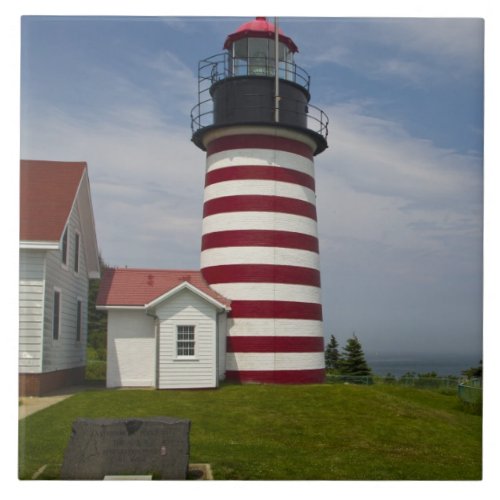West Quoddy Head Lighthouse State Park is the Tile