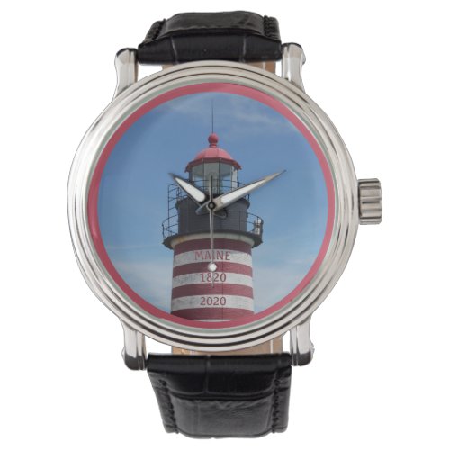 West Quoddy Head Red Lubec Maine Lighthouse Watch