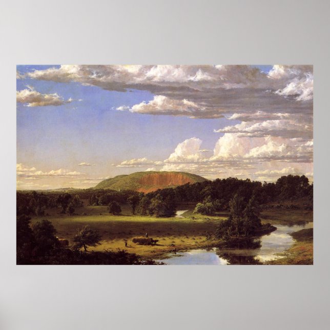 West Rock, New Haven Frederic Edwin Church Poster (Front)