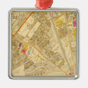 West Roxbury, Massachusetts 6 Metal Ornament