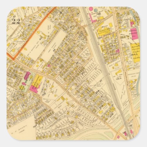 West Roxbury Massachusetts 6 Square Sticker