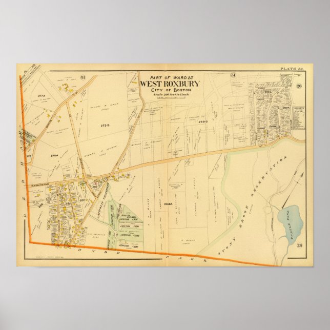 West Roxbury, Massachusetts Poster (Front)