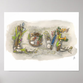 West Seattle Lincoln Park "Love Rock" poster