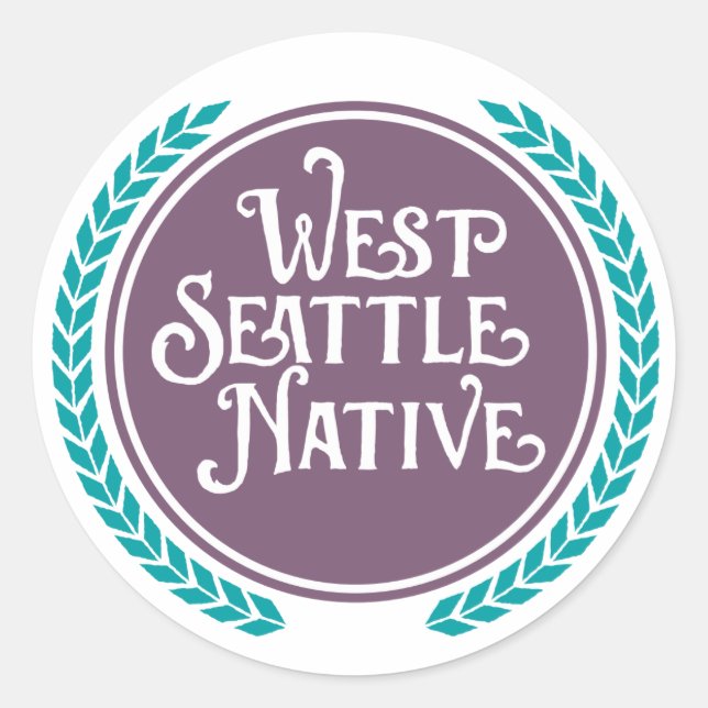 West Seattle Native sticker (Front)