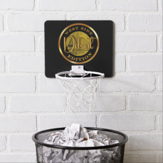 West Side Detroit Mini Basketball Hoop