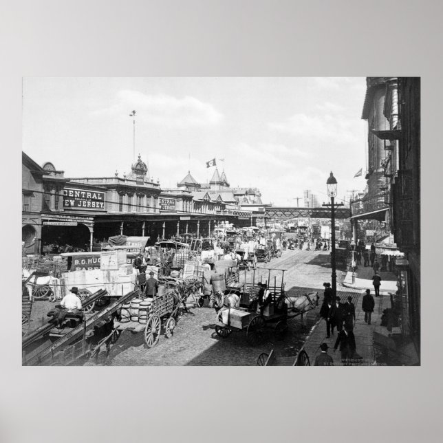 West Street, New York City: 1901 Poster (Front)