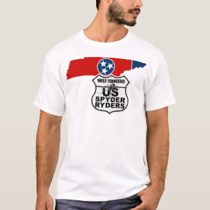 West Tennessee Chapter - State Outline Logo T-Shirt