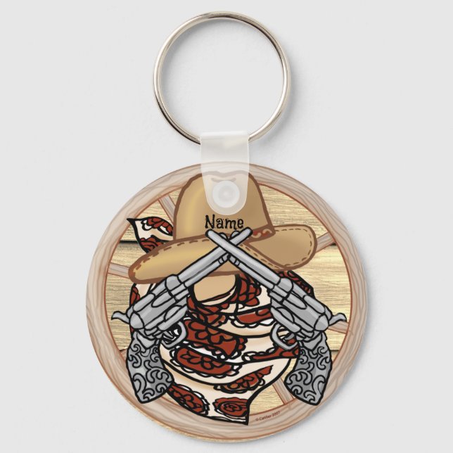West Texas Cowboy  Keychain (Front)