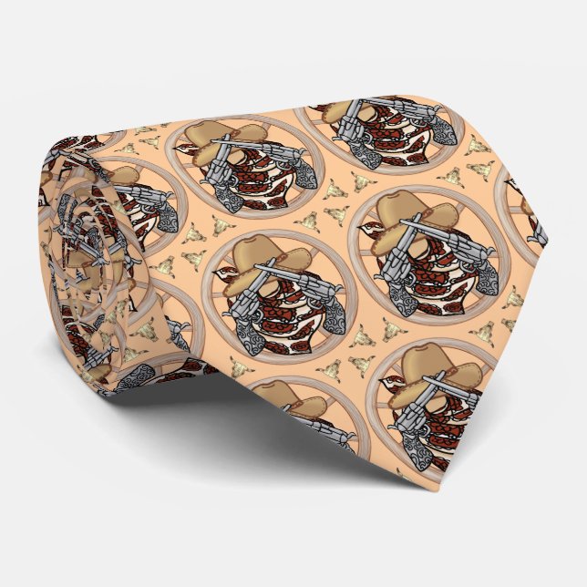 West Texas Cowboy Tie (Rolled)