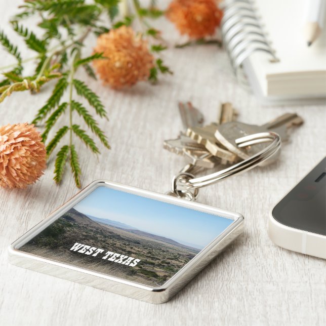 West Texas Landscape Keychain (Side)