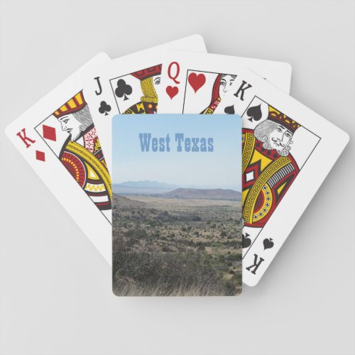 West Texas Landscape Poker Cards