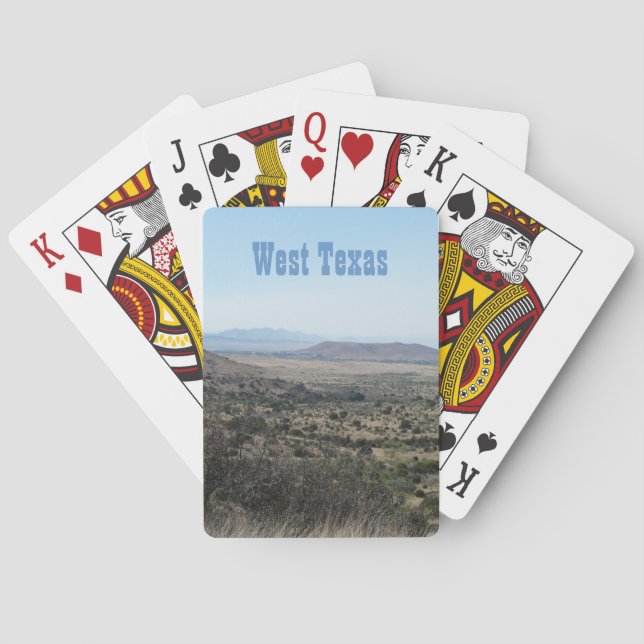 West Texas Landscape Poker Cards (Back)
