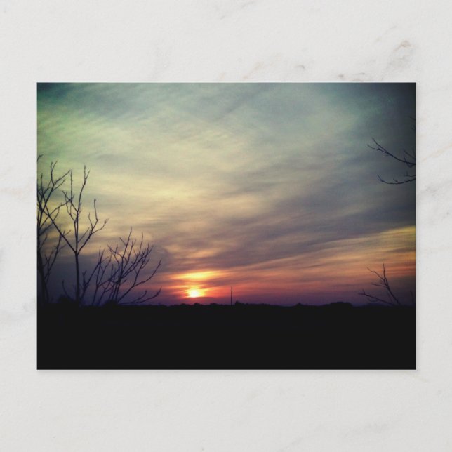 West Texas sunrise Postcard (Front)